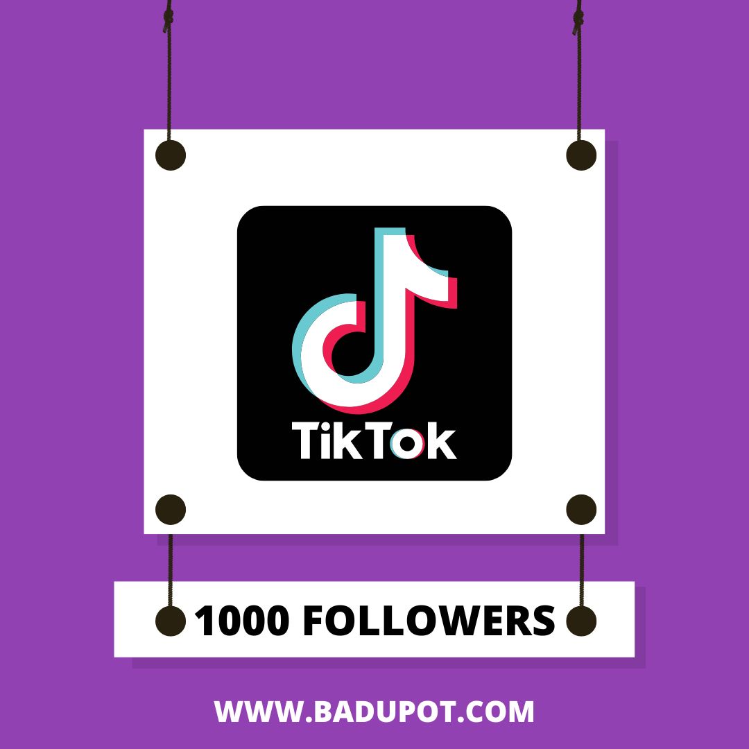 1000 Tiktok Followers