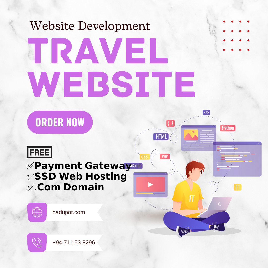 Travel Website Development – Travel web design company in Sri Lanka